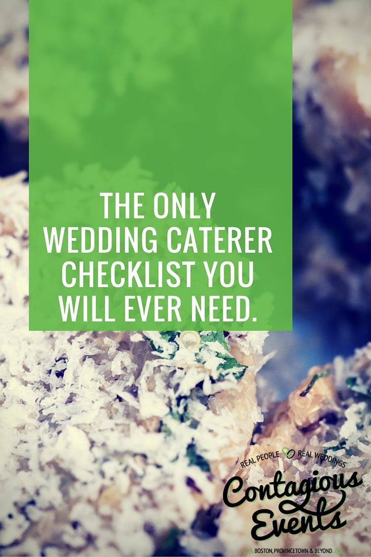The Only Wedding Caterer Checklist You Will Ever Need