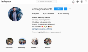 Contagious Events Boston wedding planner on Instagram